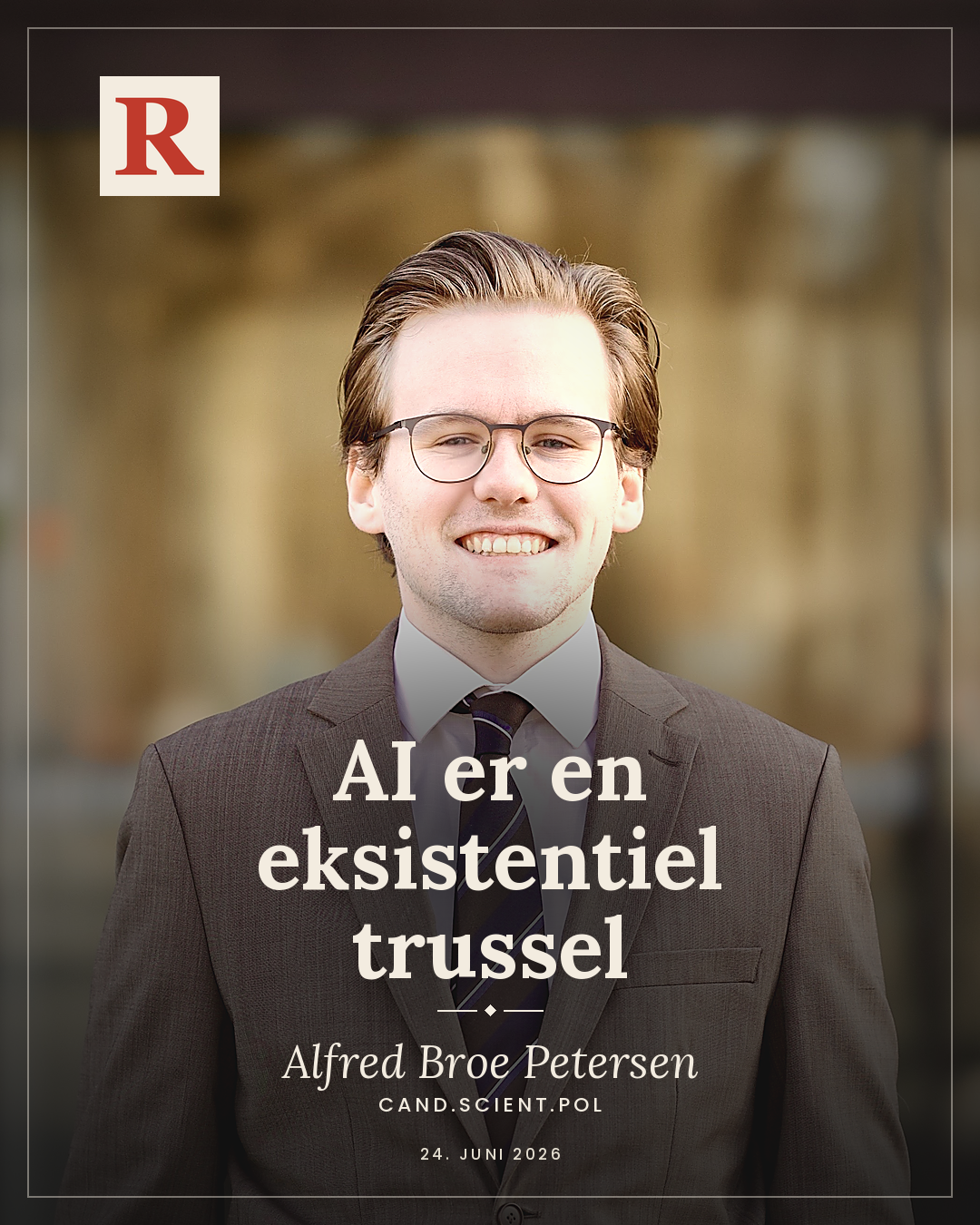 Alfred Broe Petersen – AI er en eksistentiel trussel