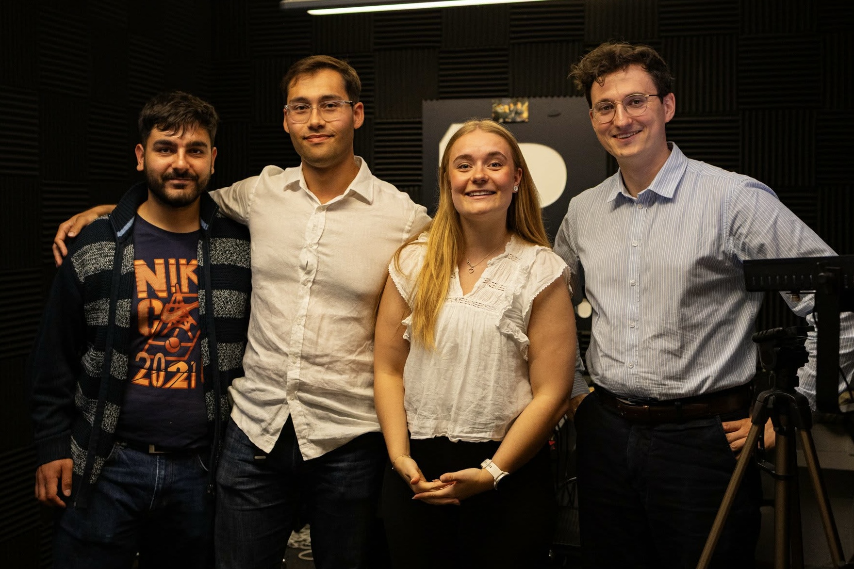 Podcast-holdet bag A til Z i studiet
